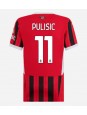 AC Milan Christian Pulisic #11 Hjemmedrakt Dame 2024-25 Korte ermer